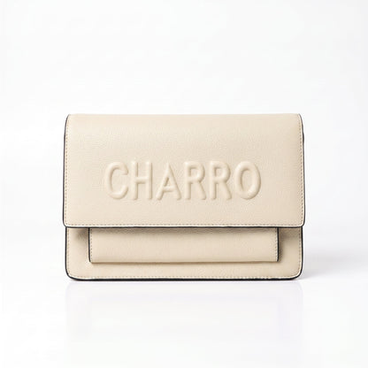 Charro Shoulder Bag with Embossed Logo