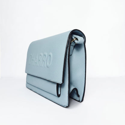 Charro Shoulder Bag with Embossed Logo