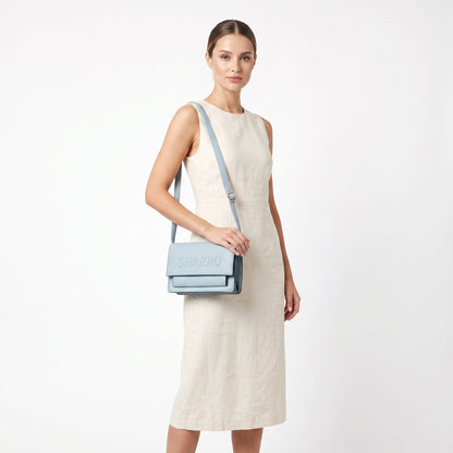 Charro Shoulder Bag with Embossed Logo