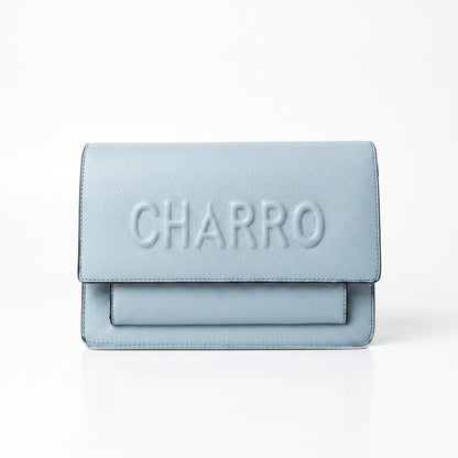 Charro Shoulder Bag with Embossed Logo