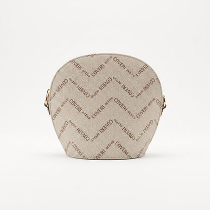 Coveri Active Borsa a Tracolla Tonda, Monogram con Farfalle