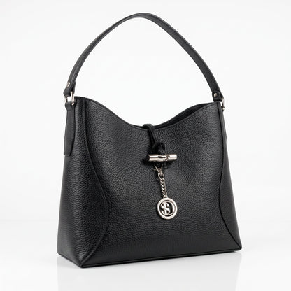 Stile Donna Bags - Lorenza Borsa a Tracolla Grande in Vera Pelle