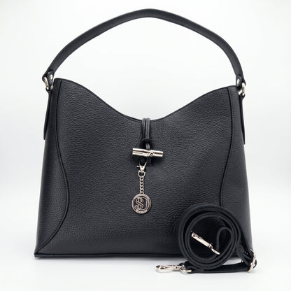 Stile Donna Bags - Lorenza Borsa a Tracolla Grande in Vera Pelle