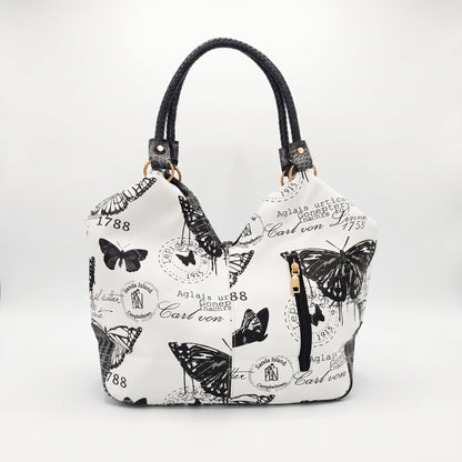 Stile Donna Bags - Adelina Butterfly Canvas Handbag