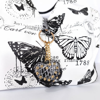 Stile Donna Bags - Adelina Butterfly Canvas Handbag