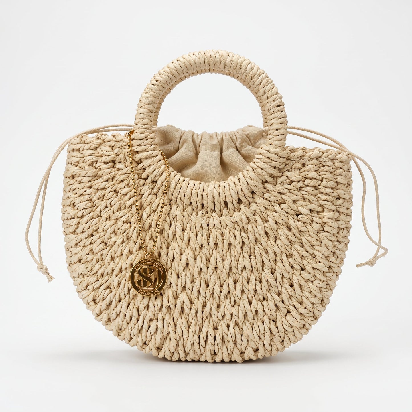 Stile Donna Bags - Alessia Borsa Semilunare in Rafia