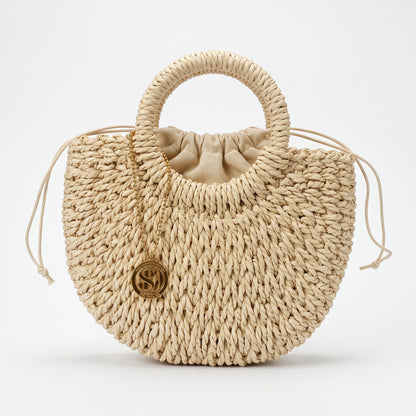 Stile Donna Bags - Alessia Borsa Semilunare in Rafia