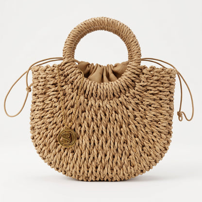 Stile Donna Bags - Alessia Borsa Semilunare in Rafia