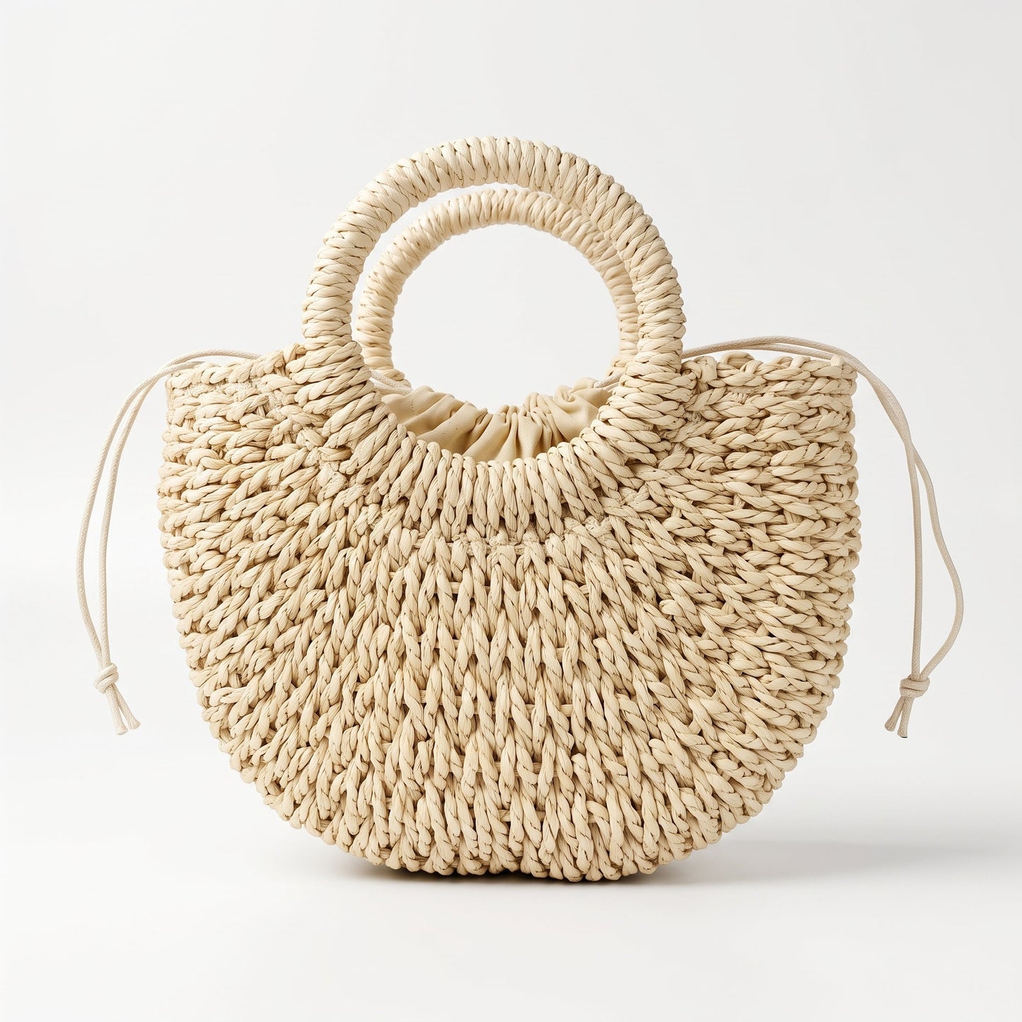 Stile Donna Bags - Alessia Borsa Semilunare in Rafia