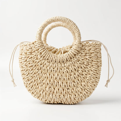 Stile Donna Bags - Alessia Borsa Semilunare in Rafia