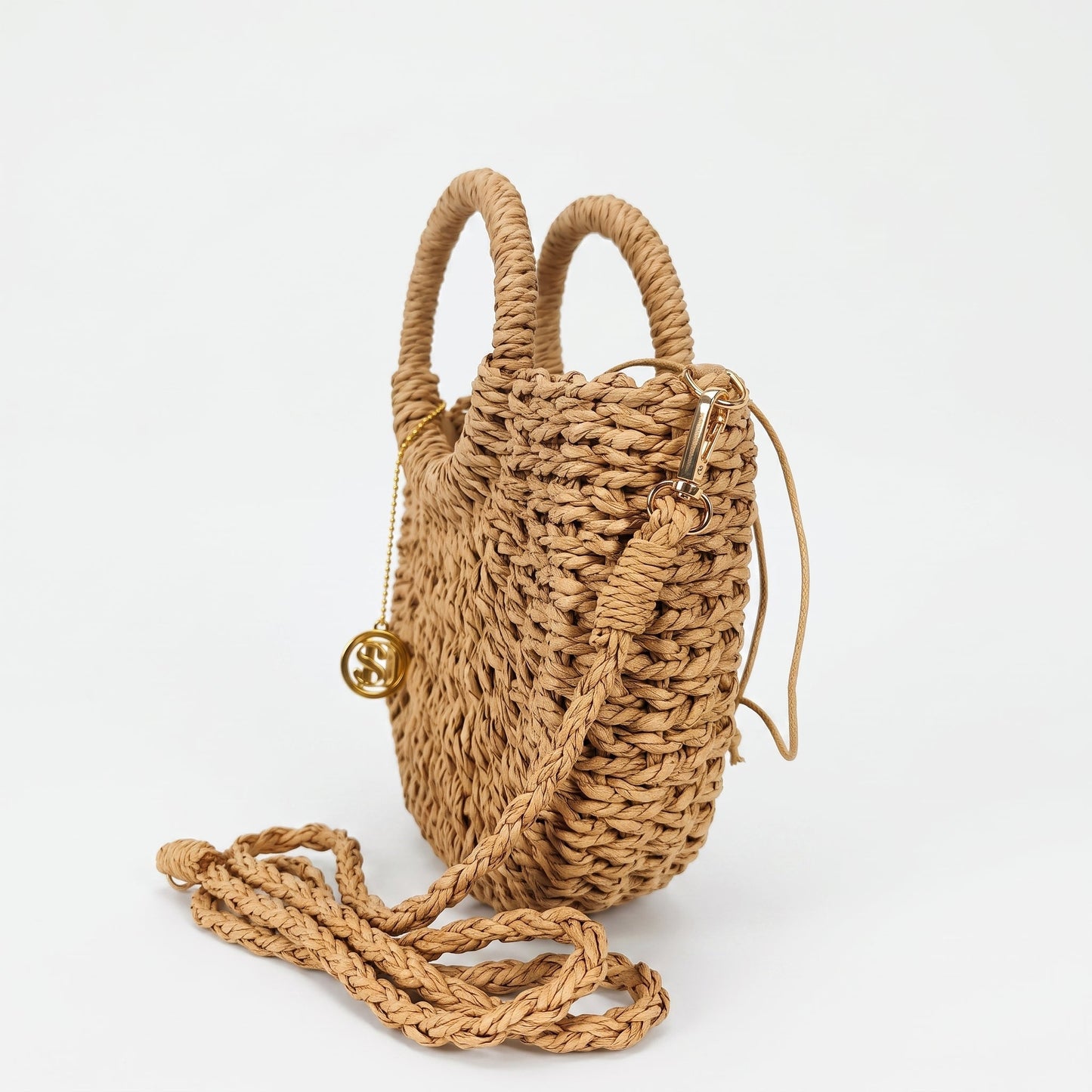 Stile Donna Bags - Alessia Borsa Semilunare in Rafia