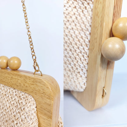 Stile Donna Bags - Caterina Borsa a Tracolla in Rafia