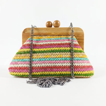Stile Donna Bags - Caterina Borsa a Tracolla in Rafia