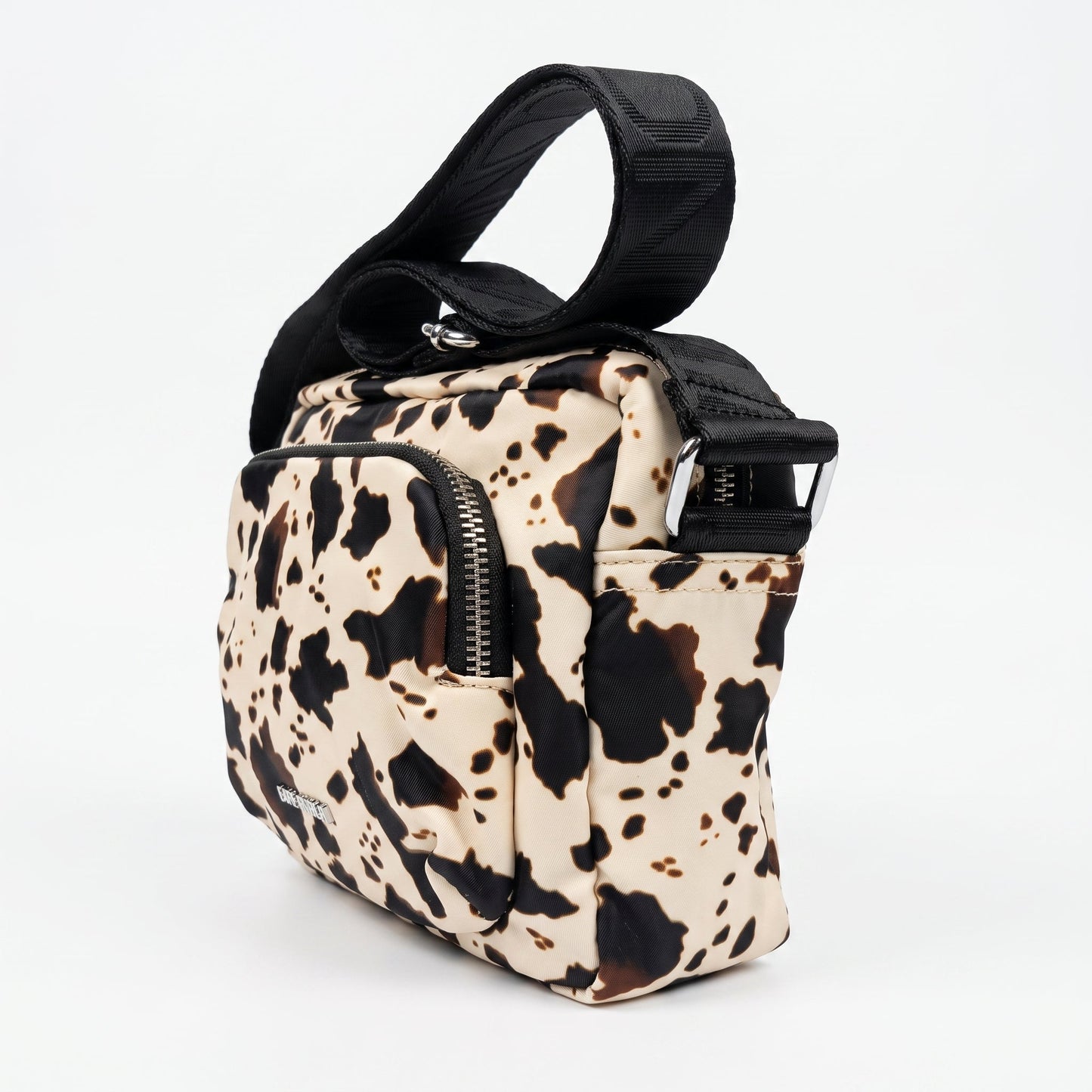 Coconuda Borsa Zebrata in Nylon con Stampa Animalier