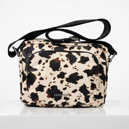 Coconuda Borsa Zebrata in Nylon con Stampa Animalier