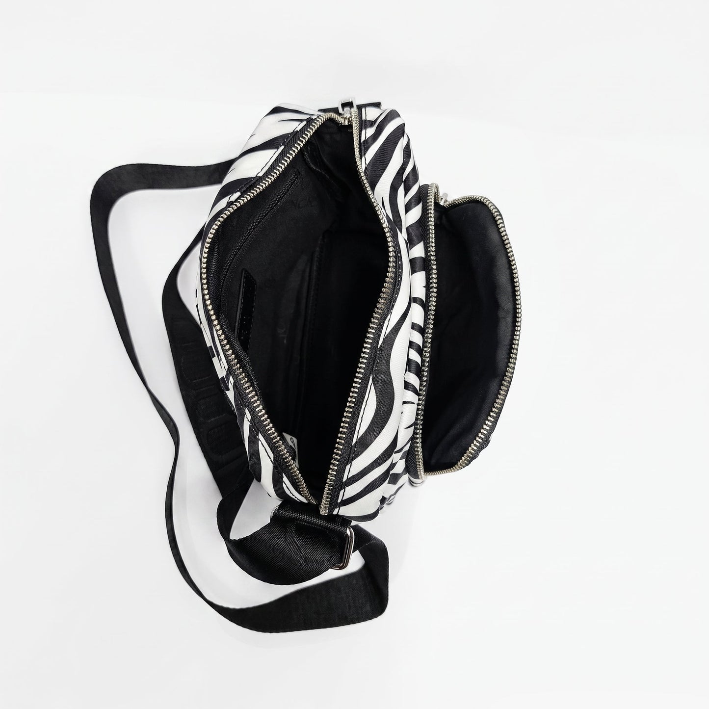 Coconuda Borsa Zebrata in Nylon con Stampa Animalier