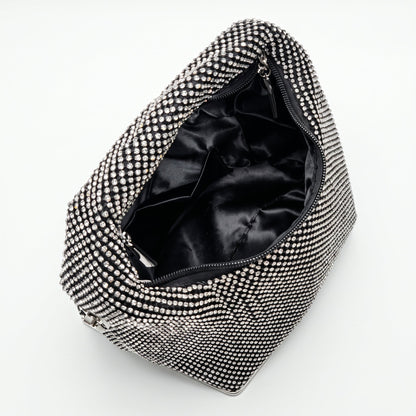 Stile Donna Bags - Borsa da Sera in Mesh di Strass Oro