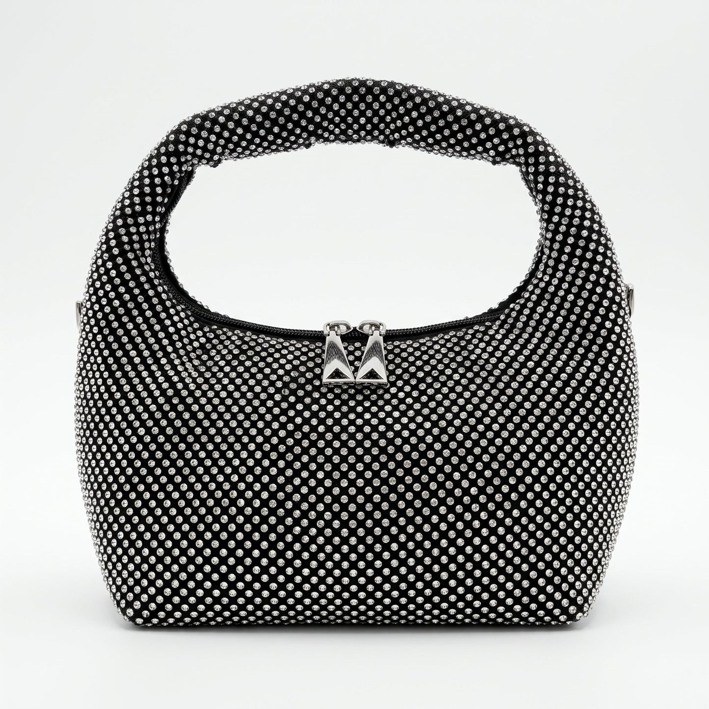 Stile Donna Bags - Borsa da Sera in Mesh di Strass Oro
