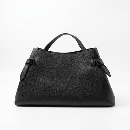Stile Donna Bags - Livia Borsa in Vera Pelle con Disco Oro
