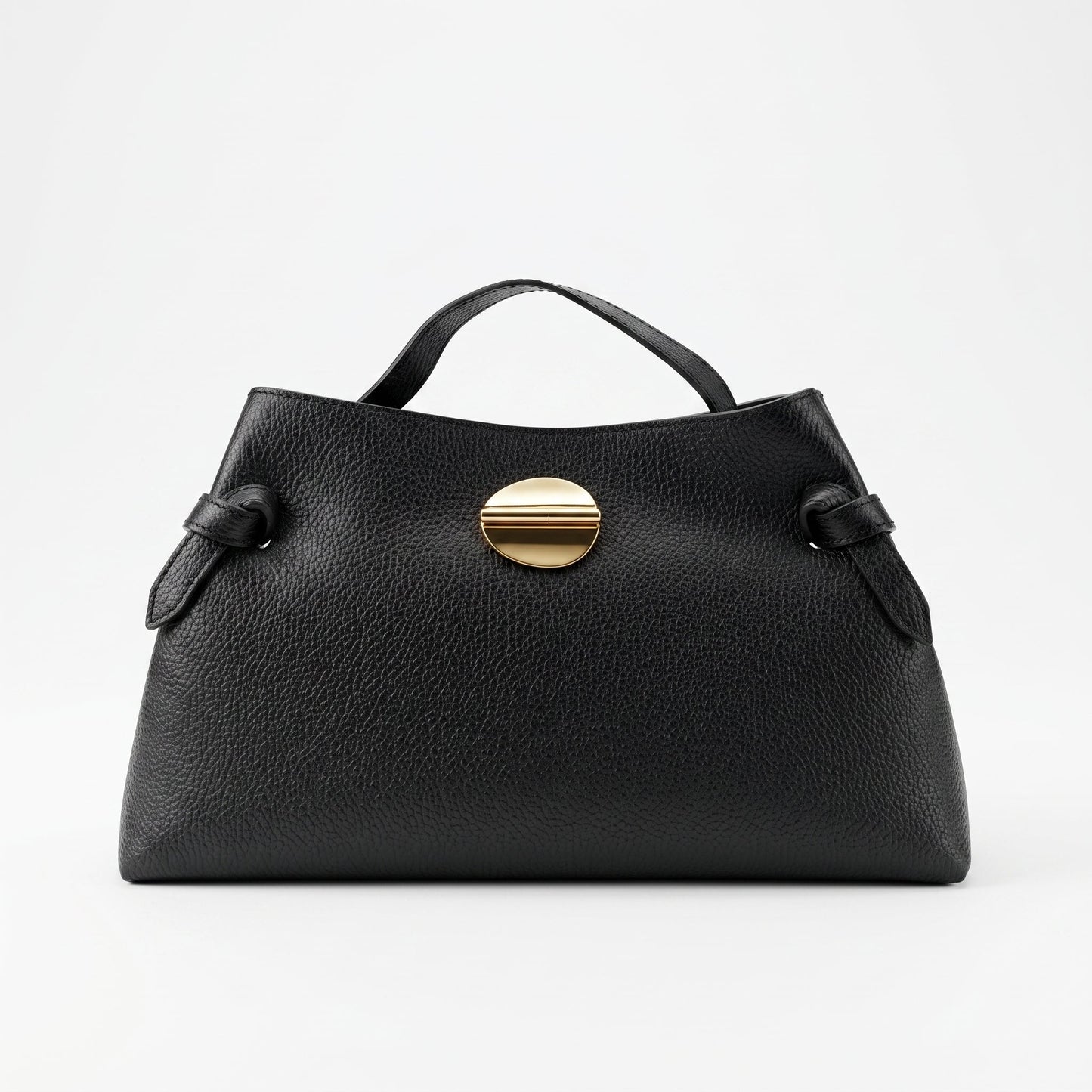 Stile Donna Bags - Livia Borsa in Vera Pelle con Disco Oro