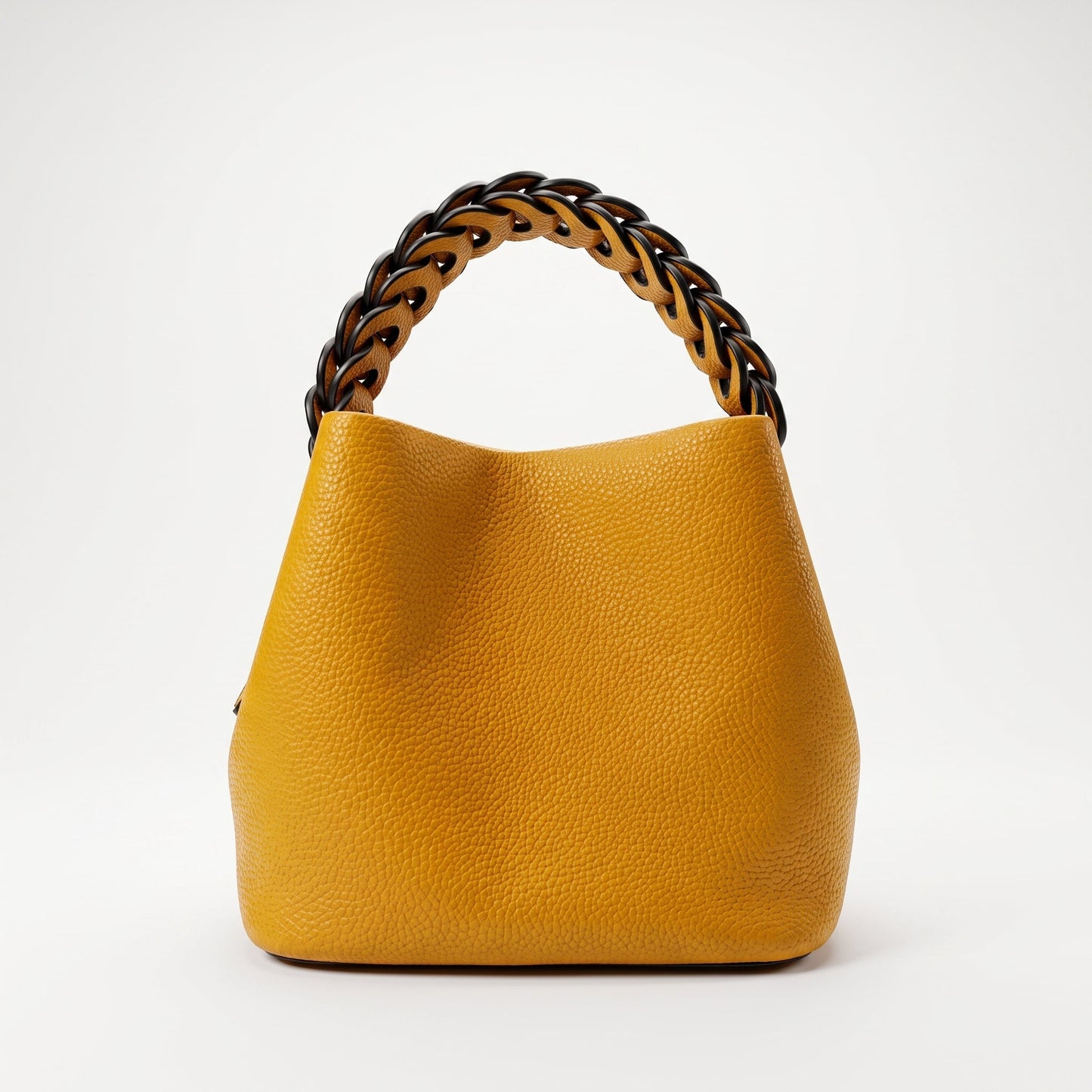Stile Donna Bags - Borsa Secchiello Manico Intrecciato
