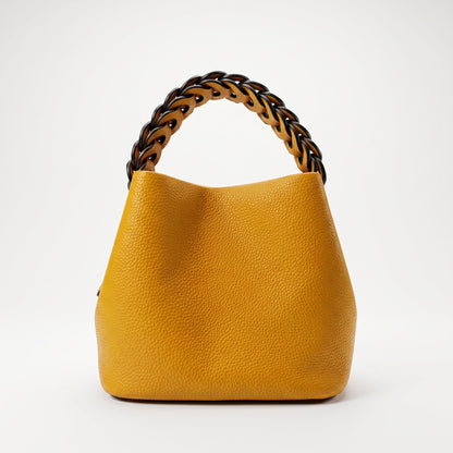 Stile Donna Bags - Borsa Secchiello Manico Intrecciato
