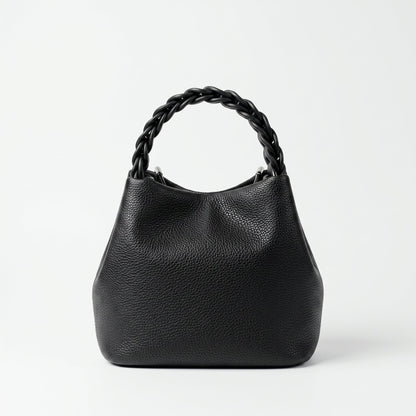 Stile Donna Bags - Borsa Secchiello Manico Intrecciato