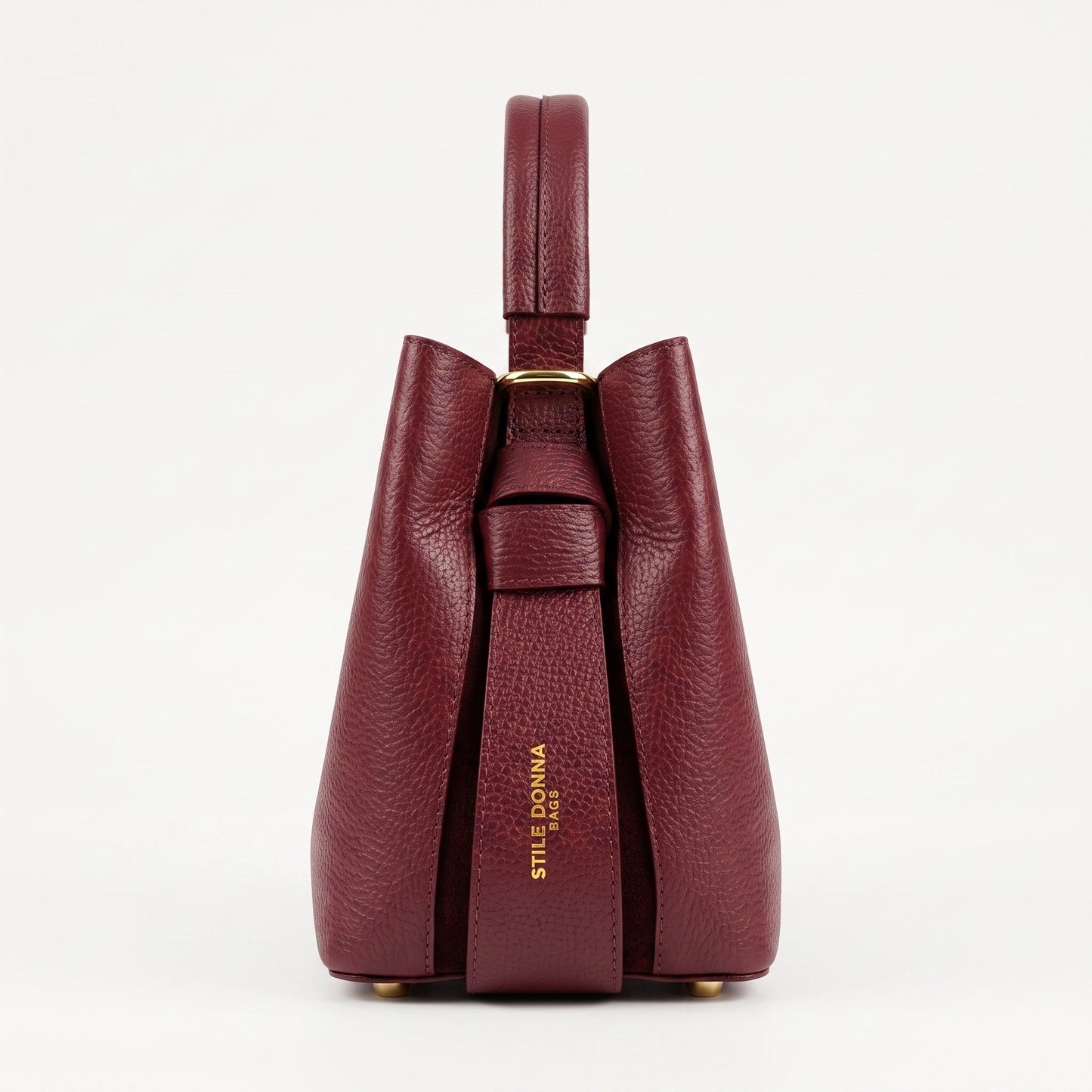 Stile Donna Bags - Borsa Secchiello in Vera Pelle