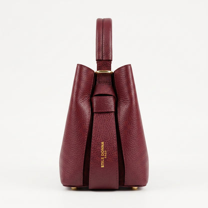 Stile Donna Bags - Borsa Secchiello in Vera Pelle