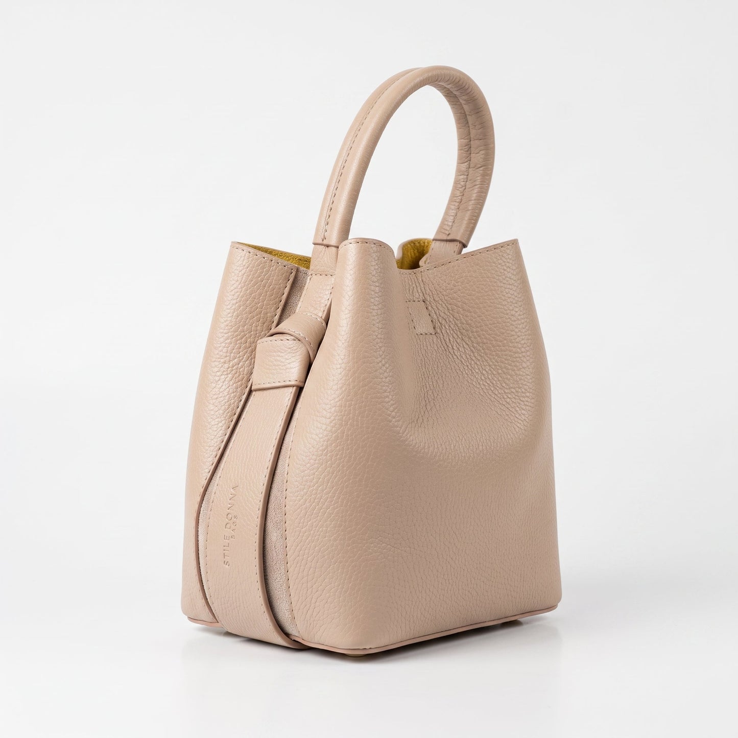 Stile Donna Bags - Borsa Secchiello in Vera Pelle