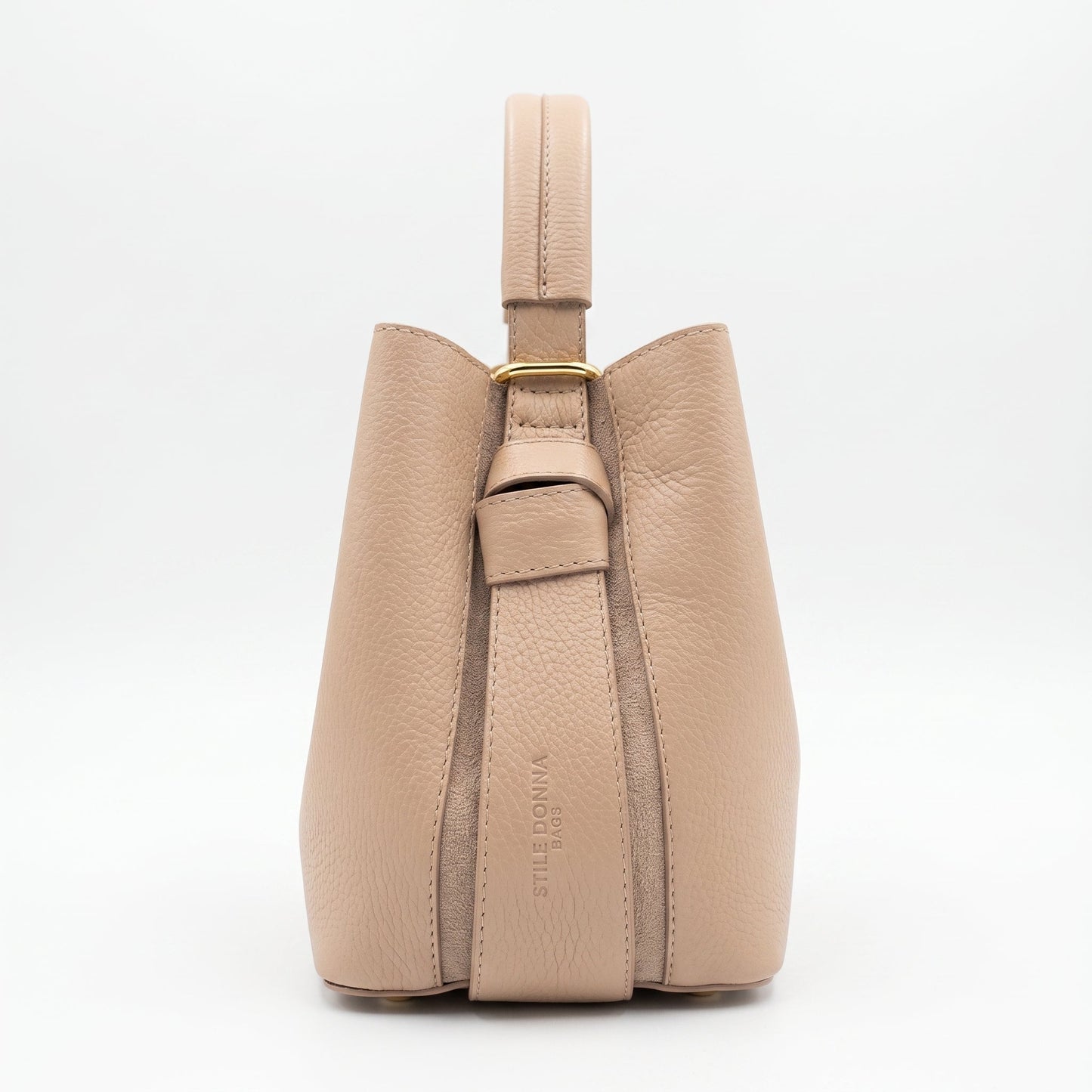 Stile Donna Bags - Borsa Secchiello in Vera Pelle