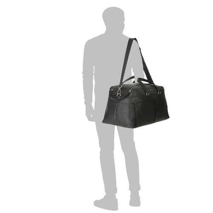 Leather Travel Bag with Shoulder Strap