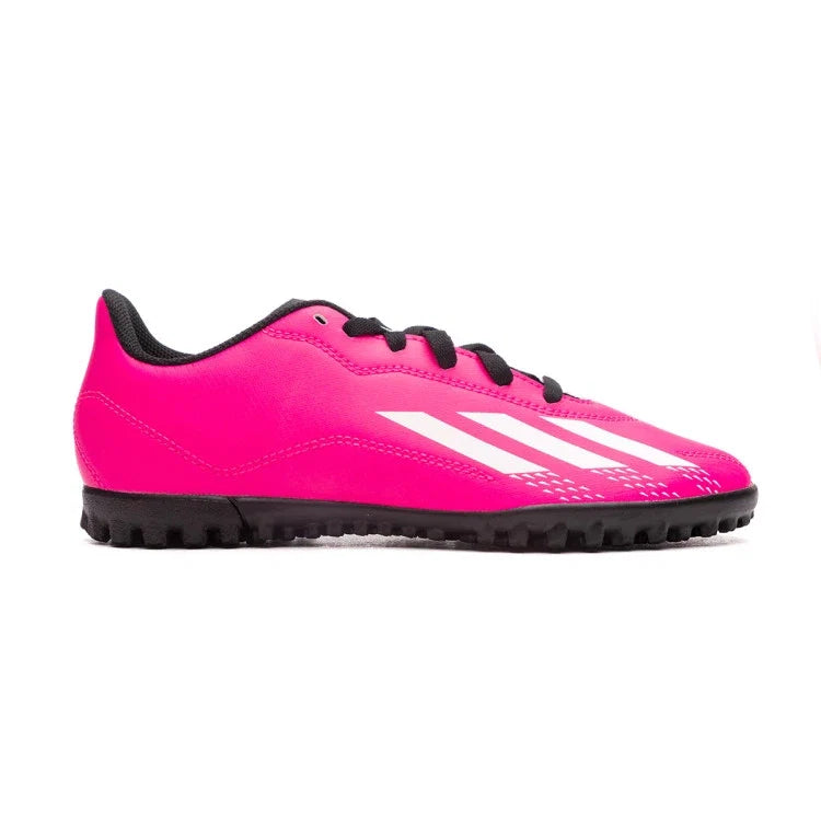 Adidas scarpa da calcetto per ragazzi X Speedportal.4 TF GZ2446 rosa-bianco-nero