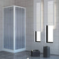 Aquario 70x100cm bi-fold corner entry shower enclosure