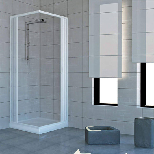 Box doccia Acquario 70x90cm a soffietto apertura angolare