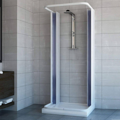 Box doccia Ariete 3 lati 100x100x100 cm apertura centrale