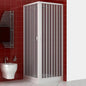 Luna 70x90 cm Rectangular Bi-fold PVC Shower Enclosure — deep and practical, Made in Italy