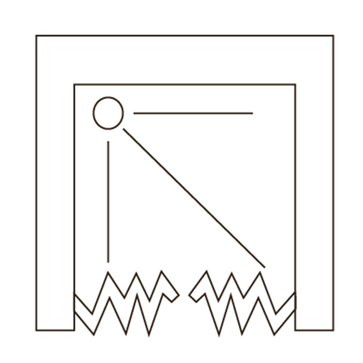 Venere 150 cm PVC Bifold Shower Enclosure for Niche — maximum width, double door, Made in Italy