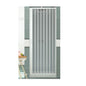 Shower box mod. Vergine 140xH185cm in PVC with lateral folding door