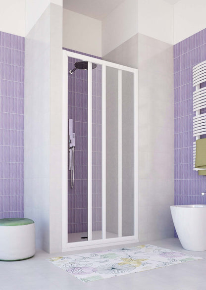 Box doccia nicchia Iris 110 in pvc apertura laterale
