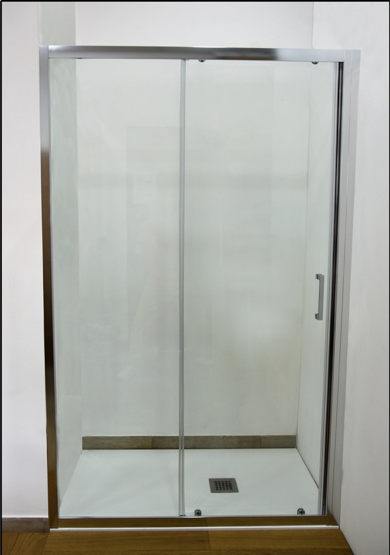 Box doccia nicchia scorrevole Style in cristallo trasparente da 120cm