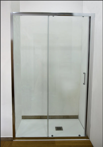 Box doccia nicchia scorrevole Style in cristallo trasparente da 130cm