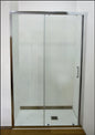 Style 160cm clear glass sliding niche shower enclosure