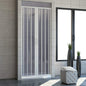 Venere 100 cm PVC Bi-Fold Niche Shower Enclosure — Double Door, Made in Italy