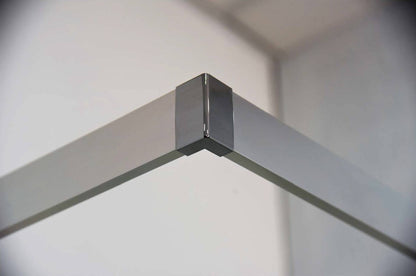 Box doccia Style profilo cromato trasparente 75x75cm da 6mm