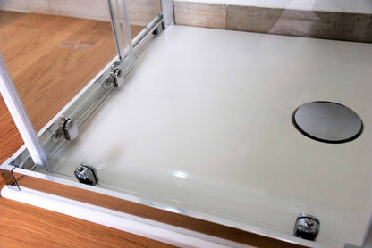 Box doccia Style profilo cromato trasparente 75x75cm da 6mm