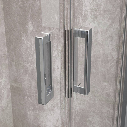 Box doccia Style profilo cromato trasparente 75x75cm da 6mm