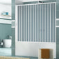 Astra 160 cm PVC folding shower screen — 1 panel, Made in Italy