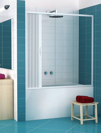 Box sopravasca Libertè 170 cm in PVC a soffietto laterale — Kit fai da te, Made in Italy