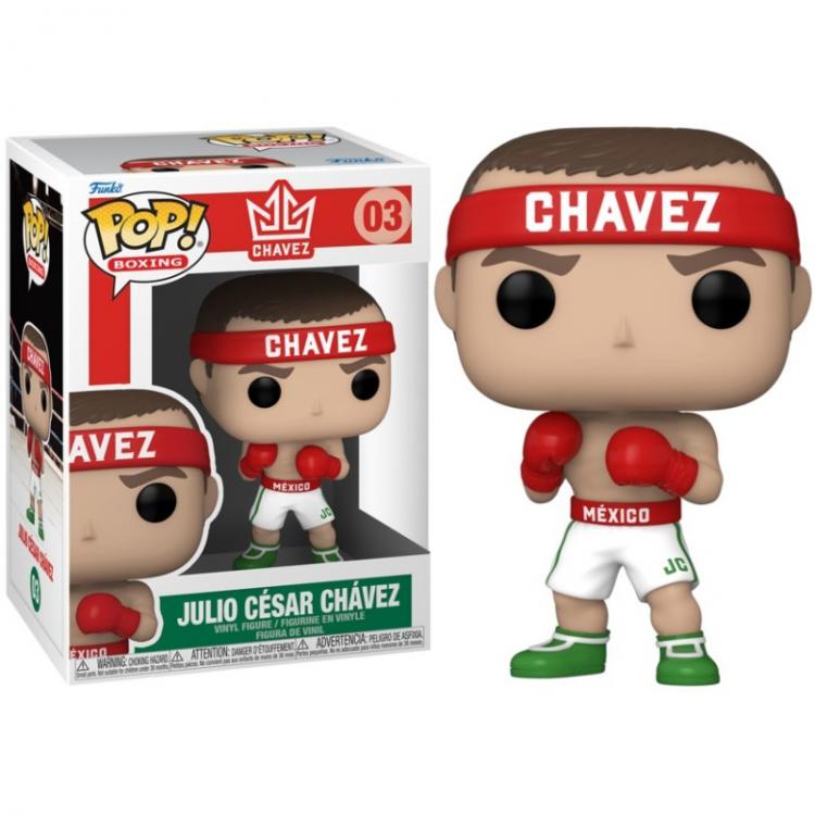 Funko Pop! Boxing – (03) Julio Cesar Chavez Mexikanische Figur Vinyl Boxen 9cm